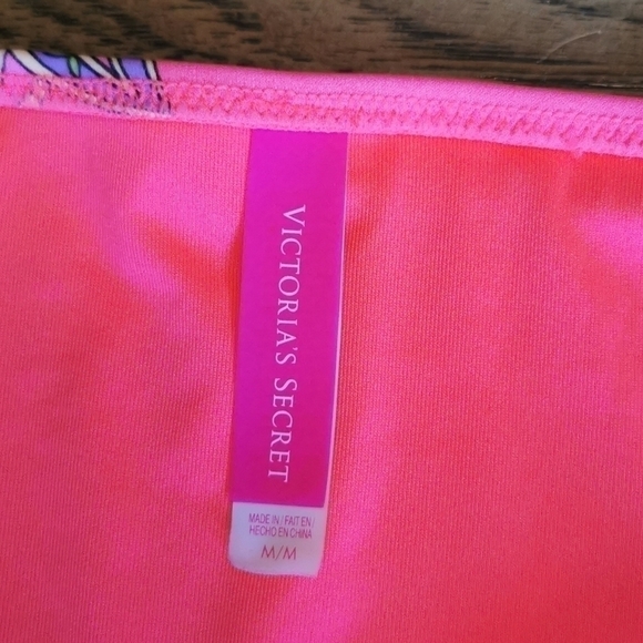 Victoria's Secret Bikini Pink Floral String Bottom Large - Picture 5 of 5